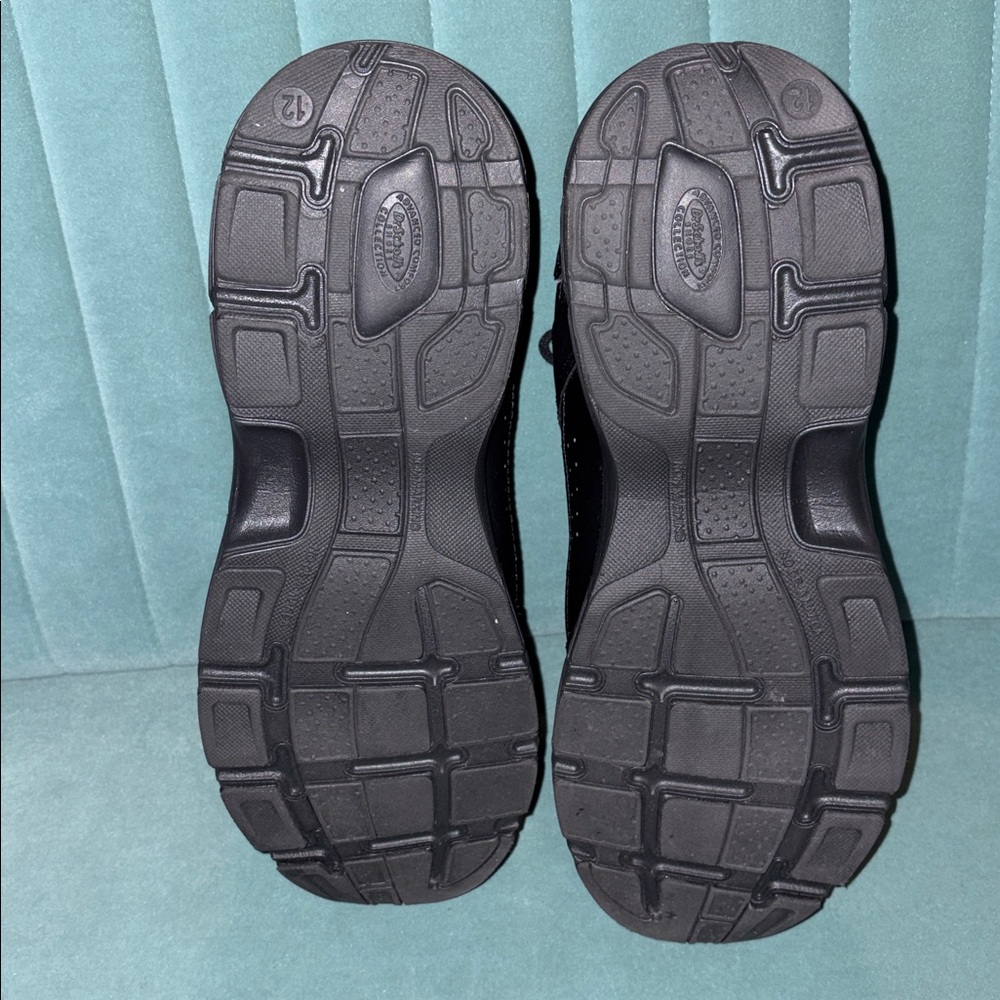 👟 Nunn Bush Comfort Gel Reed All Black Sneakers. 12 wide. New! - Picture 5 of 12